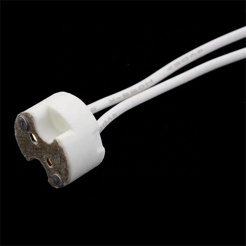  Проводной разъем MR11 MR16 GU5.3 G4 галогенный держатель для светодиодных ламп базовая розетка основание керамики и фарфора из