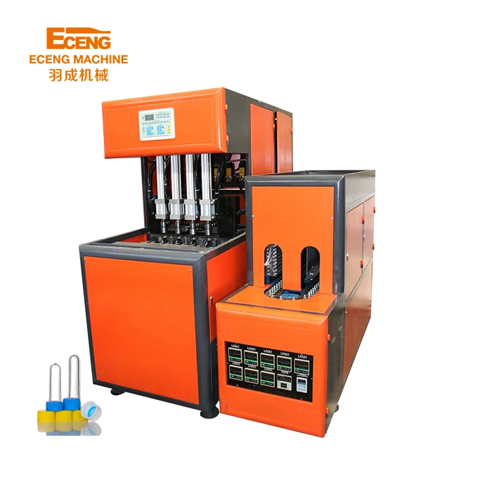 Small plastic bottle making machine YC-2L-4/ Eceng 2600-2800 semi automatic blow molding machine