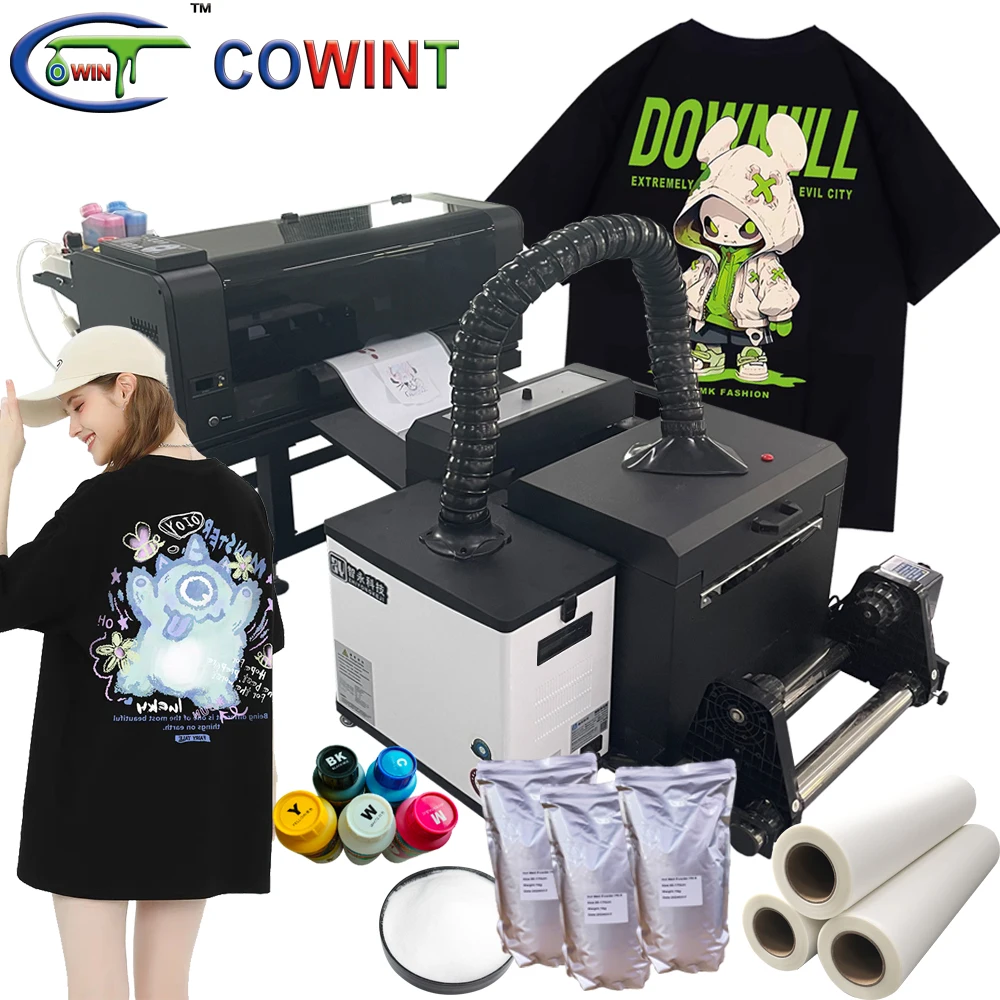 2023 30 cm inkjet printers 30cm XP600 dtg printer t-shirt printing machine automatic t shirt dtf printer for clothes