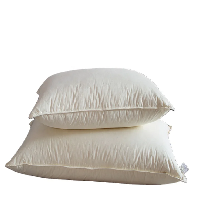 100 Luxury Premium White 5 Star Hotel Home Used Breathfable Down-proof Fabric  Goose Pillow Inserts Down Feather Pillow