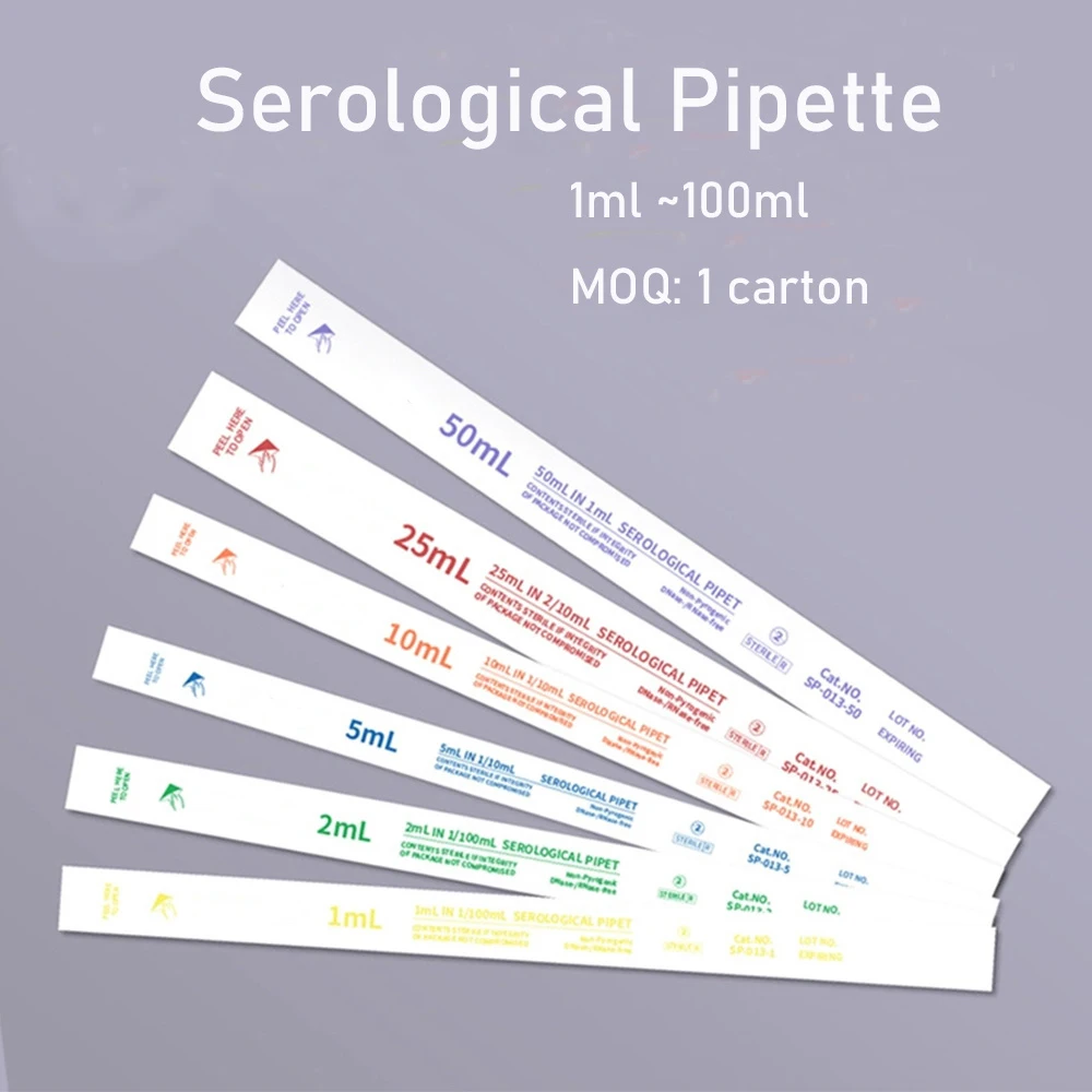 Disposable Plastic Serum  multichannel pipette polystyrene scale sterile multichannel pipettes plastic pipette for lab supplies