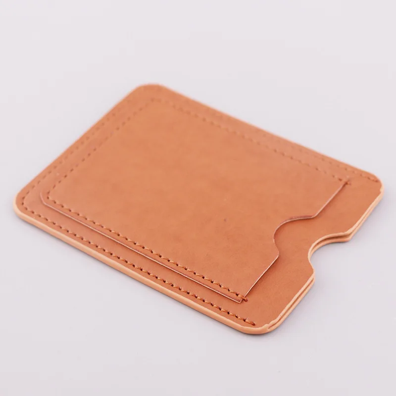 High Quality Leather Certificate Card Cover Anti-Degaussing Rfid Blocking Id Credit Card Sleeve Card Holder Cover