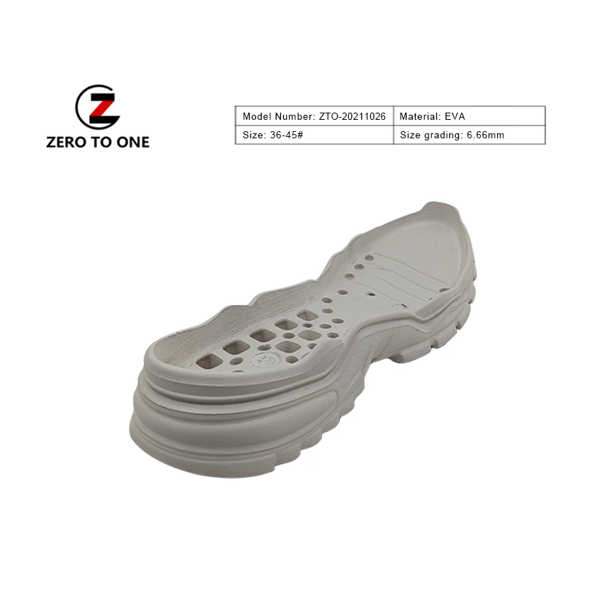 Eva Sole Custom Design Shoe Making Factory Supplier Lightweight Soft Recyclable Phylon Material Sport Casual Outsole
