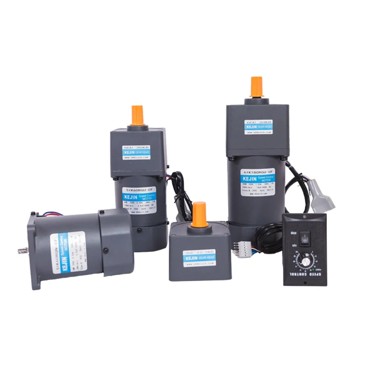Factory Ac Induction Motor Gear Reducer And Speed Controller Single Phase Induction Motor Reducer