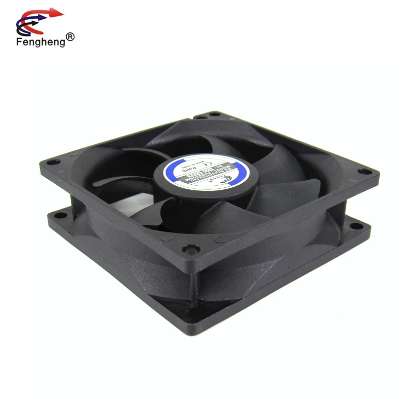 80x80x25mm 80mm 8025 12v DC Axial Flow Sleeve Bearing Air Heater Industrial Exhaust Fan 8cm