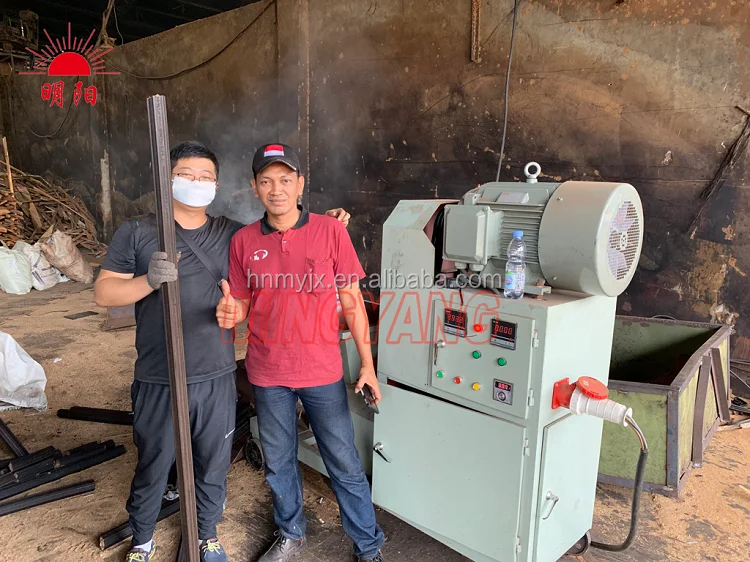 
Wood Sawdust Palm Frond Wood Briquette Extruder Saw Dust Press Machine 