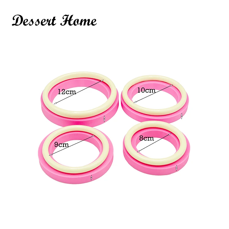 DY0160 3.1/3.54/3.9/4.7 inch bracelet keychain molds for keychains DIY epoxy model resin mold wristband silicone rubber