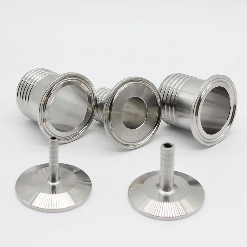 Sanitary SS304 1.5 inch Stainless Steel Clamp Hose Coupling For the Tube Connection