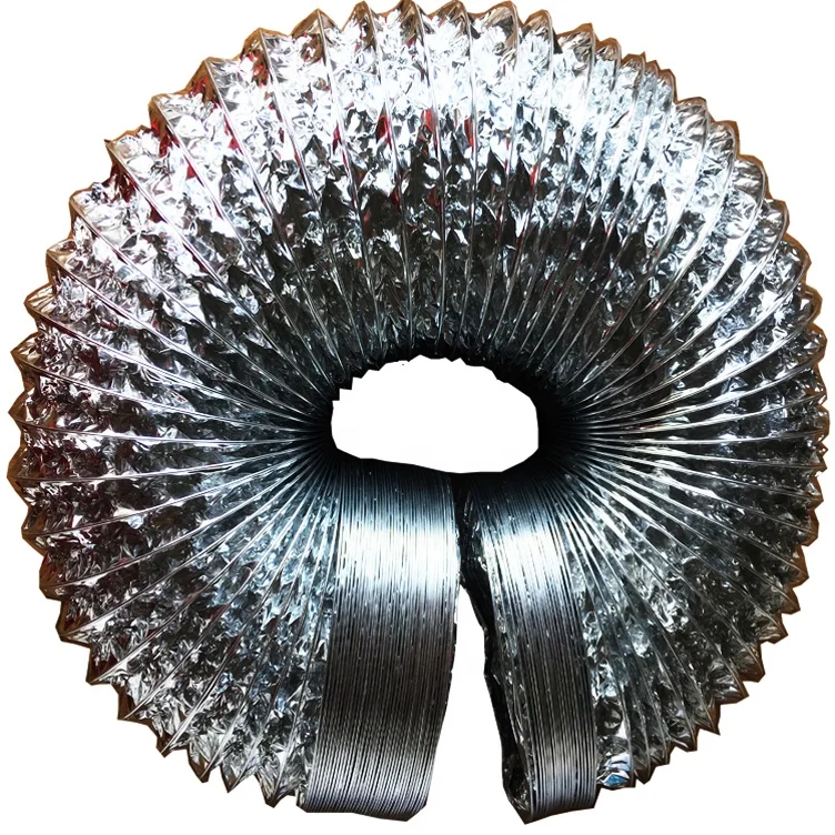 Engine heating mechanical ventilation system air duct Various sizes of aluminum foil tube