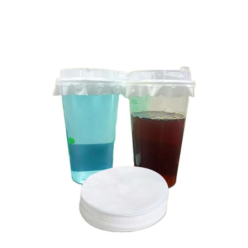 Disposable Leak-proof Food Grade Sealing Paper Pad for Drink Coffee and Milk Tea packing