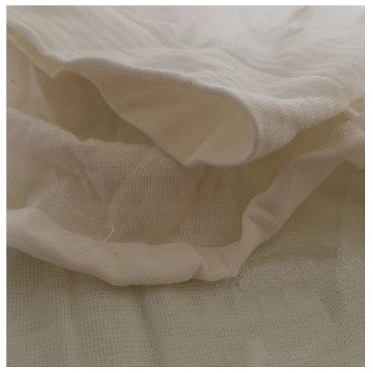 Bulk Sale White Color Printing Clothing Waste Cotton Industrial Rags Used T-shirt Mixed Color 100% Cotton Rag For Industrial