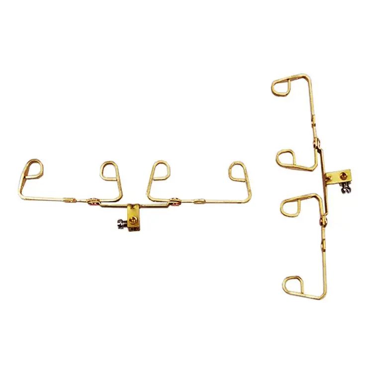 French grounding brass parts french socket accessories 4 way earthing contact