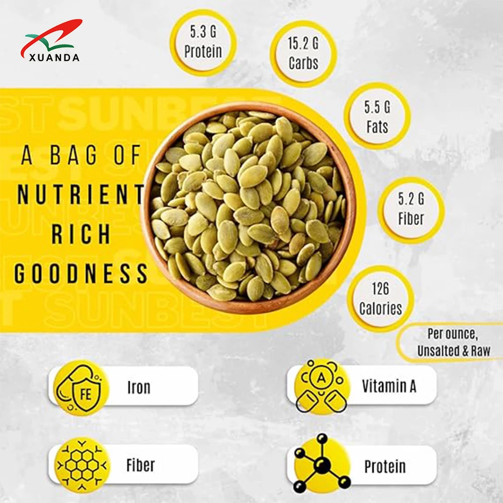 Оптовая цена блестящие семена тыквы нового урожая очищенные от скорлупы зеленые тыквенные китайские