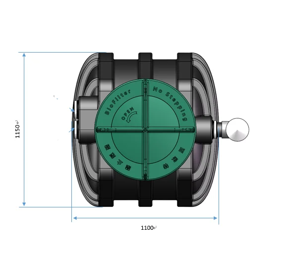 Domestic sewage treatment equipment  Integrated with septic tank