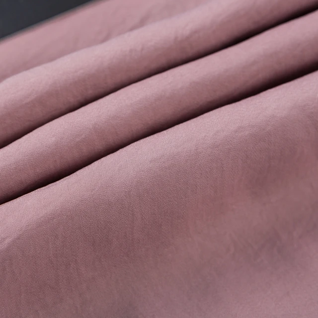 High quality 100% polyester satin fabric korean bubble silk chiffon fabrics for dresses