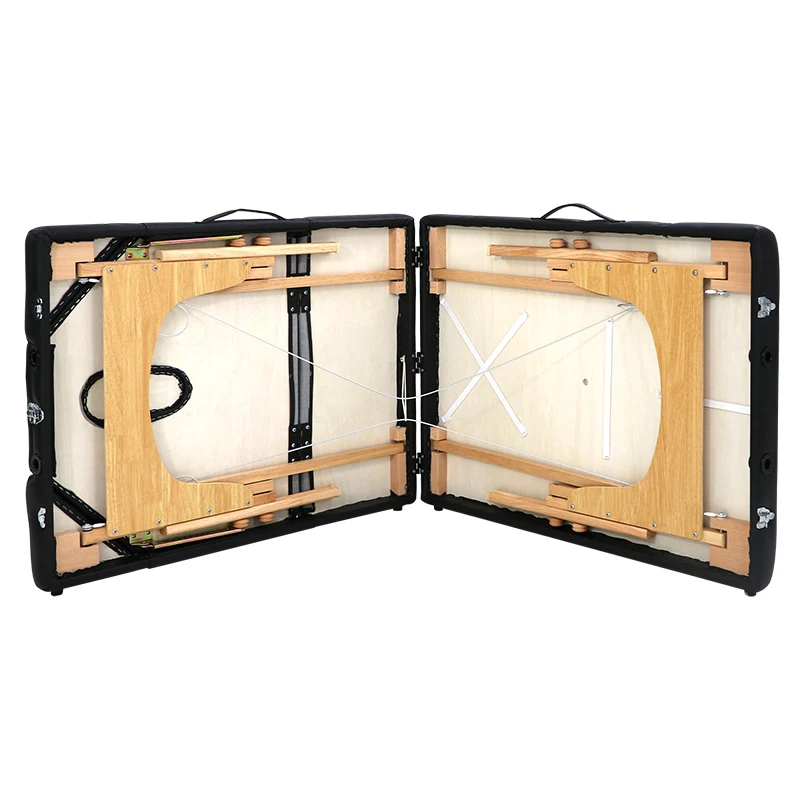 Cambodia Factory Custom Cheap PVC/PU Black Portable Adjust Facial Bed China Massage Bed Tattoo Tables with Backrest