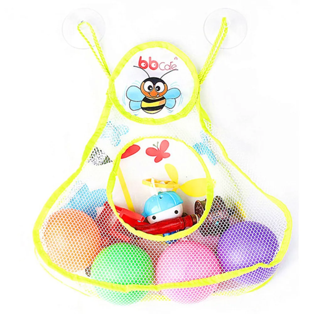 BBCare Eco-Friendly Fabric Bath Toys Storage Net Bag Cute Multi-Functional Foldable Organizer Baby/Kids/Children Large Travel