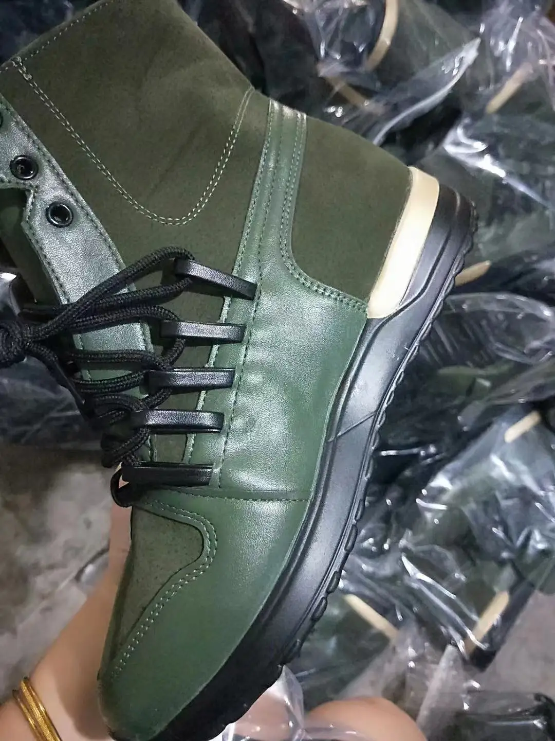 New arrival hot sale winter suede ankle boots women warm leather platform short boots