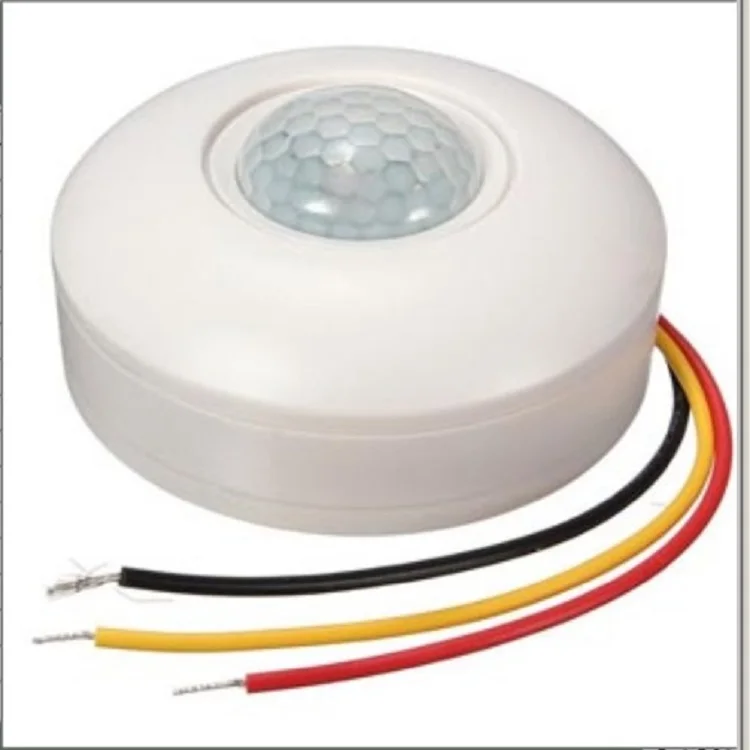 
3 line round ceiling pir sensor body motion induction switch infrared ambient light indoor electronic module PIR 
