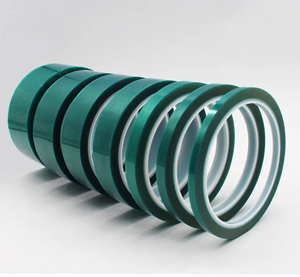 PET Film Tape Green High Temperature Heat Resistant PCB Solder SMT Plating Shield Insulation Protection