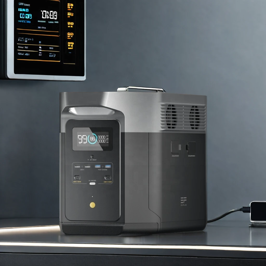 1800W 1024Wh DELTA 2  Portable Power Station High-Efficiency Portable Battery Solution