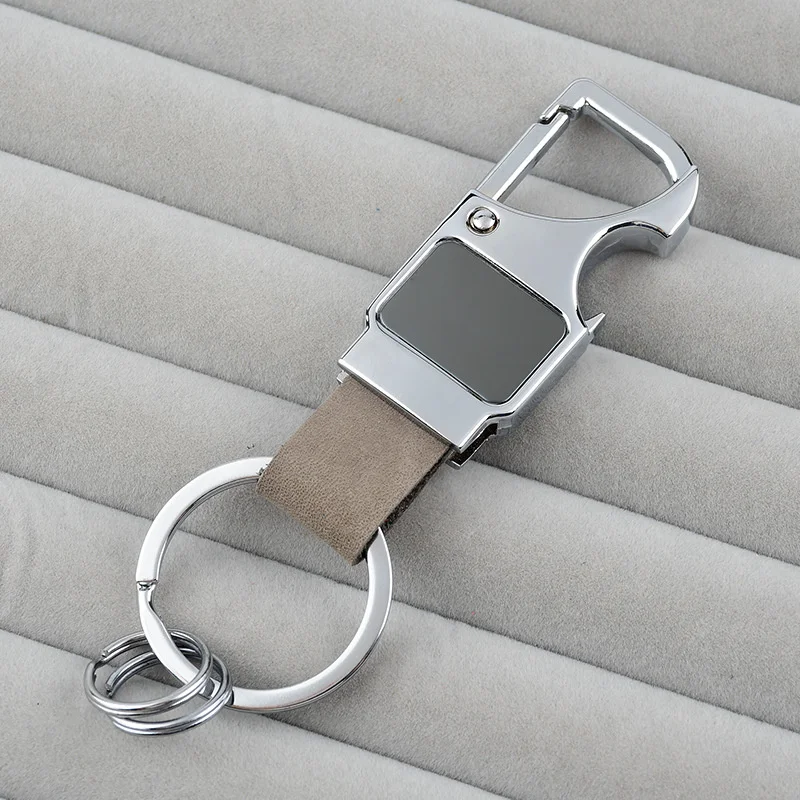 Custom Leather Key Chain Keyring Manufacturer Wholesale Bulk Handmade Car Brand Logo Custom Leather Keychain