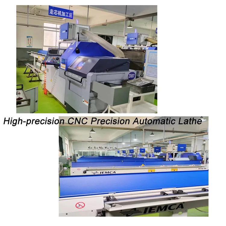 OEM Precision Automatic CNC Lathe Small Diameter Metal Parts CNC machining Milling Turning Tapping and Drilling Services