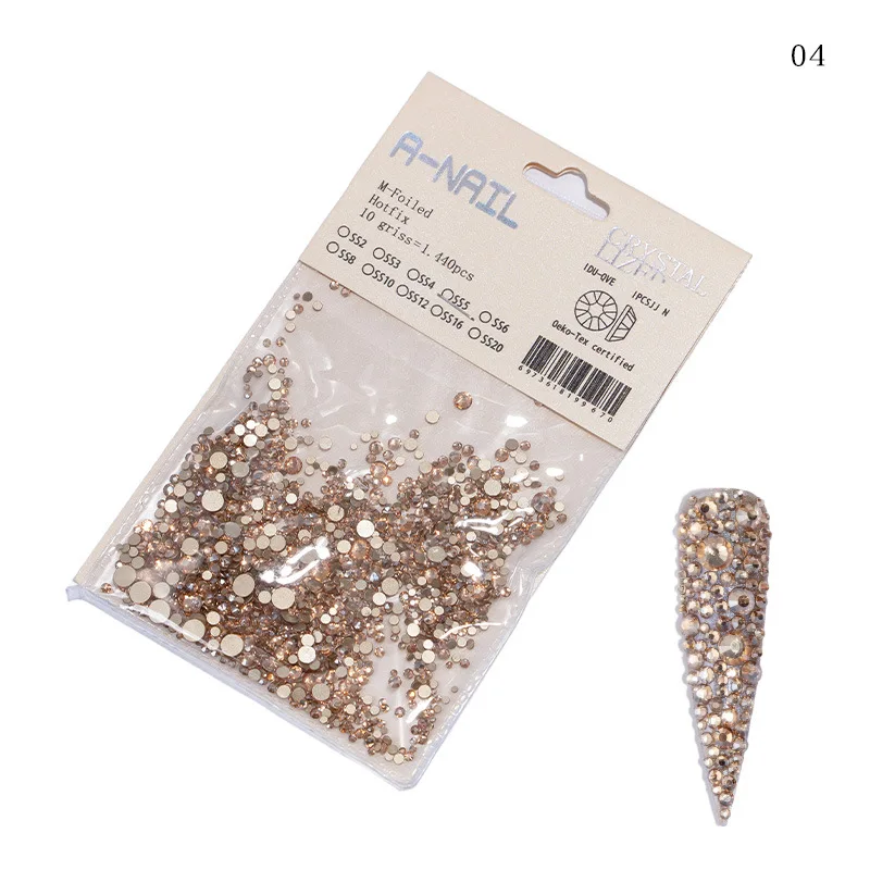 Fashion ready to ship nails art rhinestone flat back AB crystal nail decoration Flat shining diamond sequins nail art accessory
