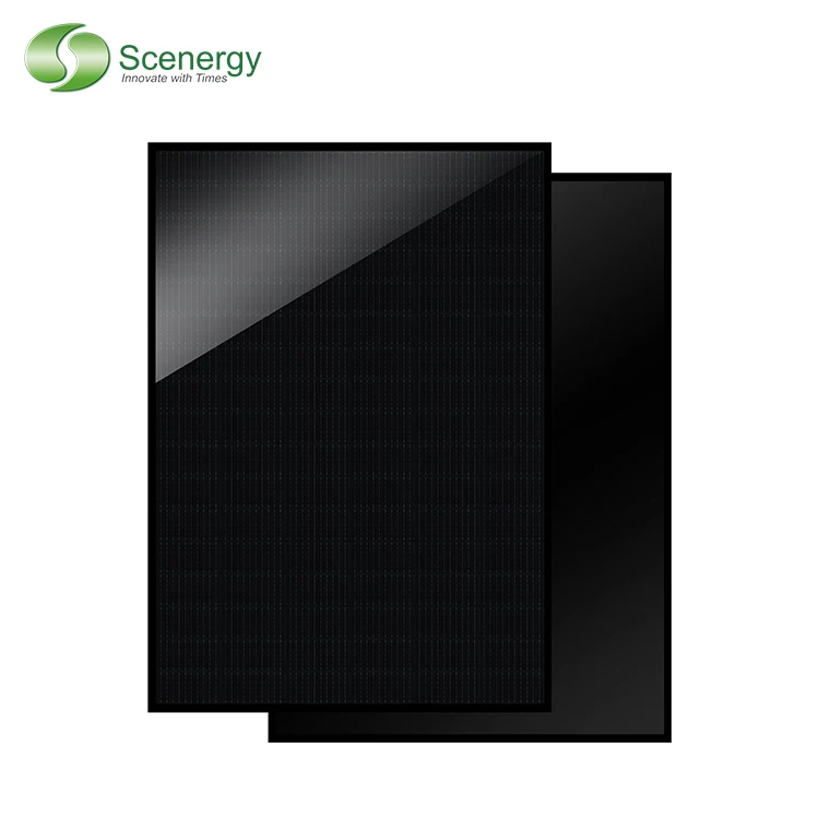 Scenergy 410W Shingle Solar Panels Paneles Solares Costo Tough Black In Eu Stock Warehouse