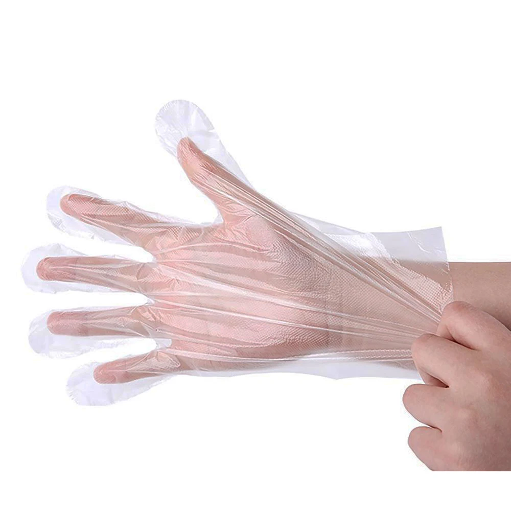 
Malaysia White Disposable House Hold Scrub Outdoor Grill Hand Plastic Gloves For Kitchen 
