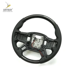 New Defender L663 90 110 High Quality Alcantara Carbon Fiber Steering Wheel For Land Rover