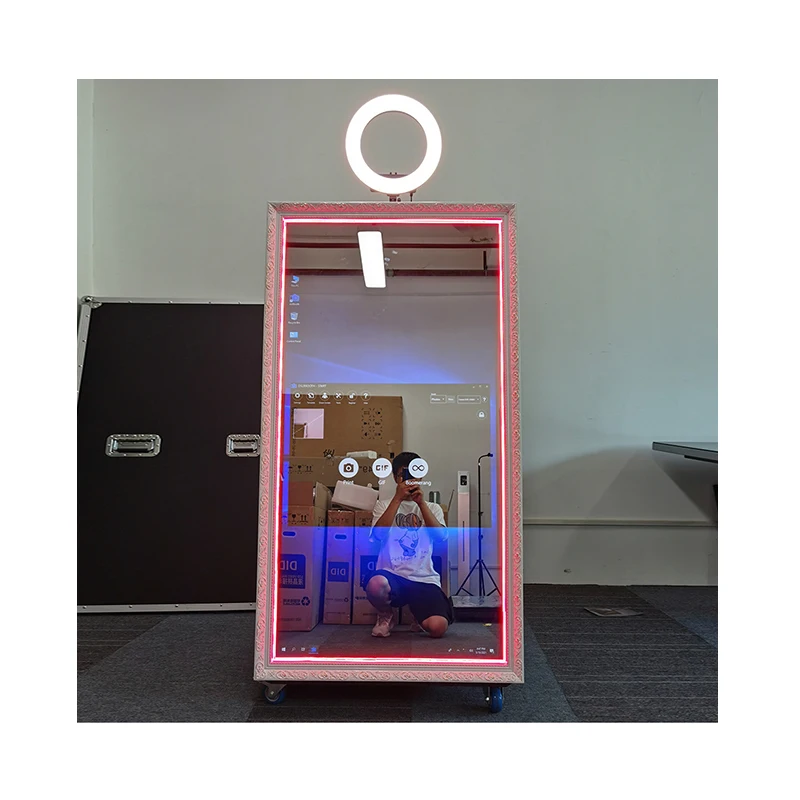 Mirror Photo Booth Machine With Printer To Take Photos Mirror Photobooth Magic Mirror Photo Booth