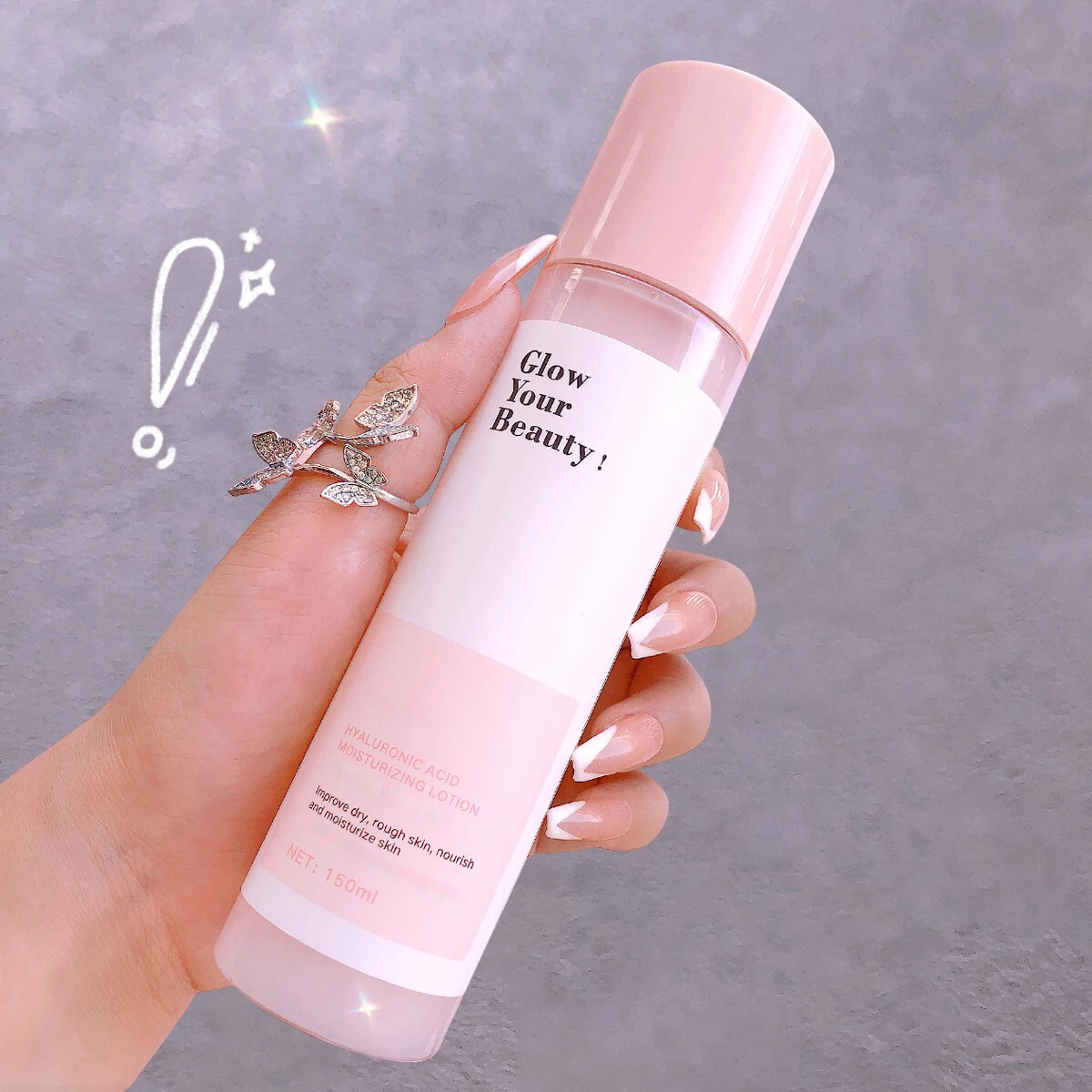 Private Label Custom Organic Hydrating Face Toner Private Label AHA Treatment Acne Exfoliating Toner Spray