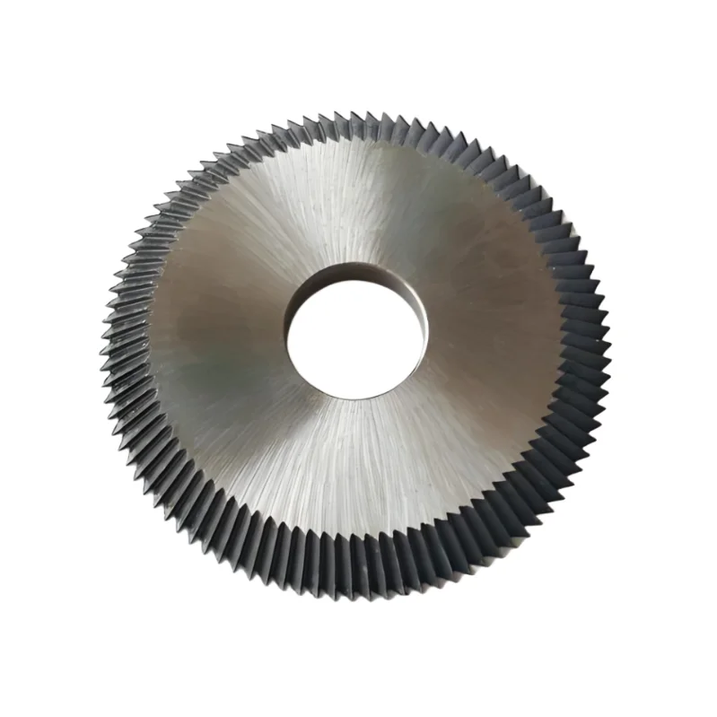 High Efficiency Tin Coated Tungsten Carbide Double Angle Milling Cutter For Key Cutter Machine