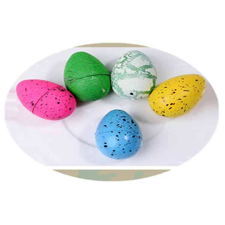 2024 Early Educational Small Dinosaur Eggs Toy Hatching Growing Dino Dragon For Children Magic Game Birthday Easter Gift