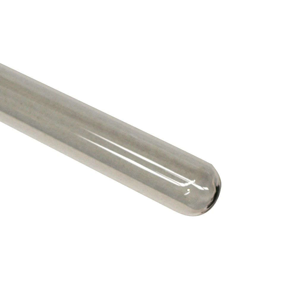 Made In Spain High Accuracy 235 Mm Quartz Sleeve Accessories For Waste Water Treatment Machinery