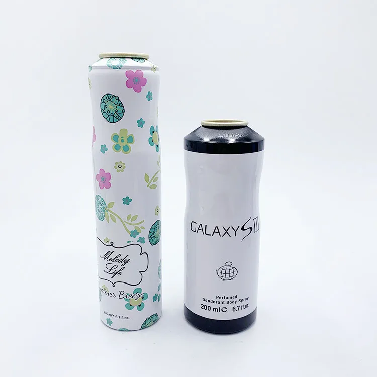 Manufacturer Custom Empty  Aluminum Aerosol Cans Tinplate Aluminum Can Aerosol Spray Paint Can