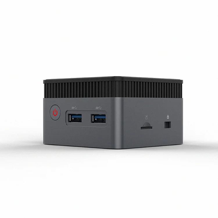 i7 Educational Desktop PC Industrial Mini PC with Fan RJ45 LAN for US AU CN Plugs Linux OS Mini OPS PC