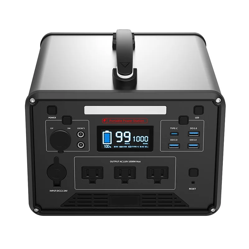 220V 110V 1000w портативная электростанция 1280WH портативная солнечная электростанция 40ah электростанция солнечной энергии для дома и на открытом воздухе