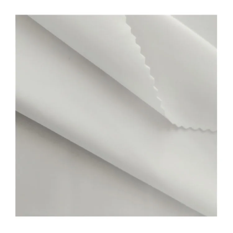 Dry fit 87% Polyester 13% Spandex 4 way stretch white semi dull lycra fabric for sublimation