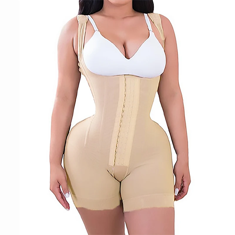 High Compression Fajas Colombianas Girdle With Steel Bones Corrective Waisted Butt Lifter Full Body Bbl Shaper Faja Shapewear