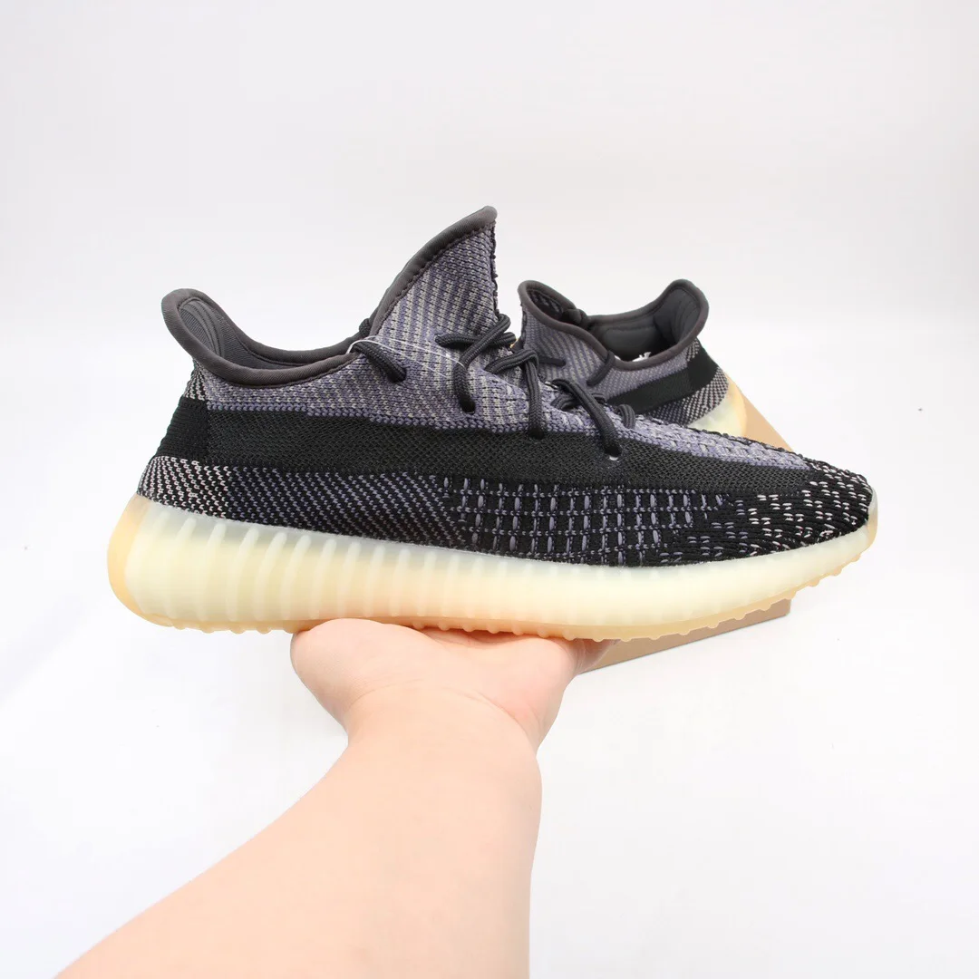 
Men upper Original yezzy lundmark reflective glow breathable fashion sneakers yeezy 350 v2 running sport women tenis 