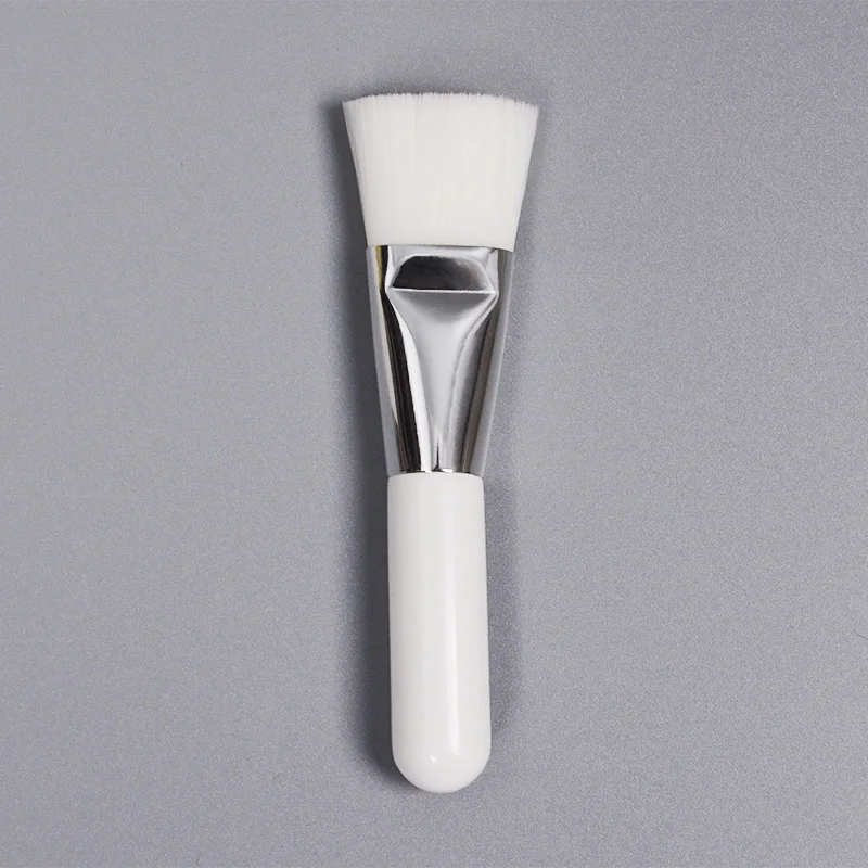 Professional Beauty Wood  Facial Mask Applicator Custom Logo Makeup Brush White Vegan Face Mask Brush For Makeup