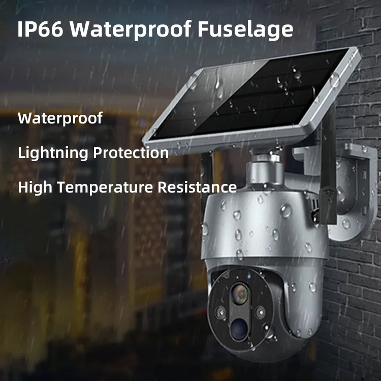 WiFi Wireless solar power camera Slot CCTV Security IP Camera Outdoor Support 256 Memory Card