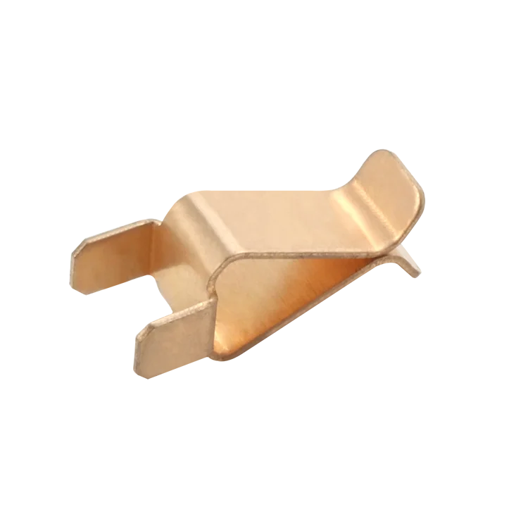 Brass Copper / Phosphor Bronze Metal Stamping Shrapnel Electrical Contacts For Socket And Switch