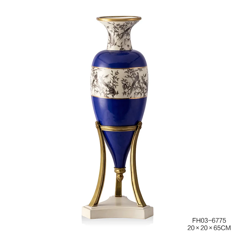 2024 new designs creative brass ceramic handmade trophy cup for tableware decorations home office decor