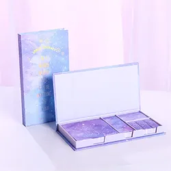 Stationery novelty eco-friendly sakura flower star page marker memo pad sticky note set