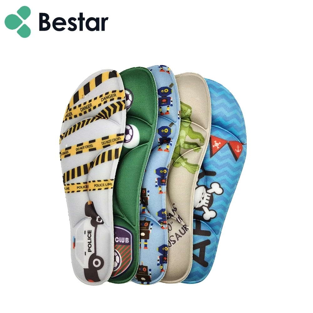 Shoe Inserts Memory Foam Insoles Breathable Shock Absorbent Kids Shoe Insoles