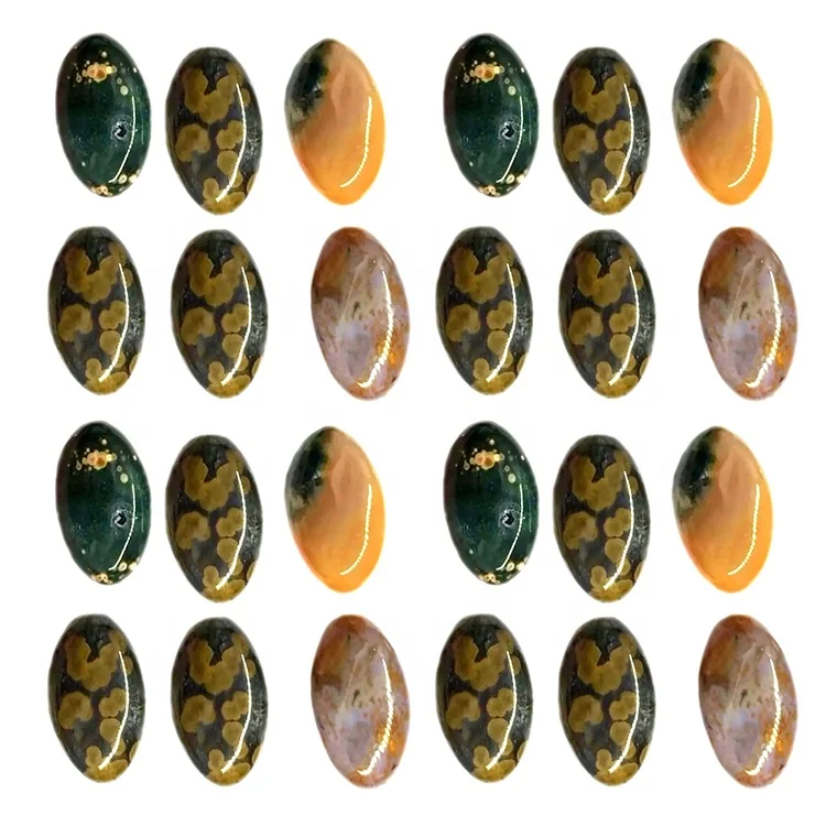 Best Quality Oval Ocean Jasper Cabochon make wholesale standard size and shape