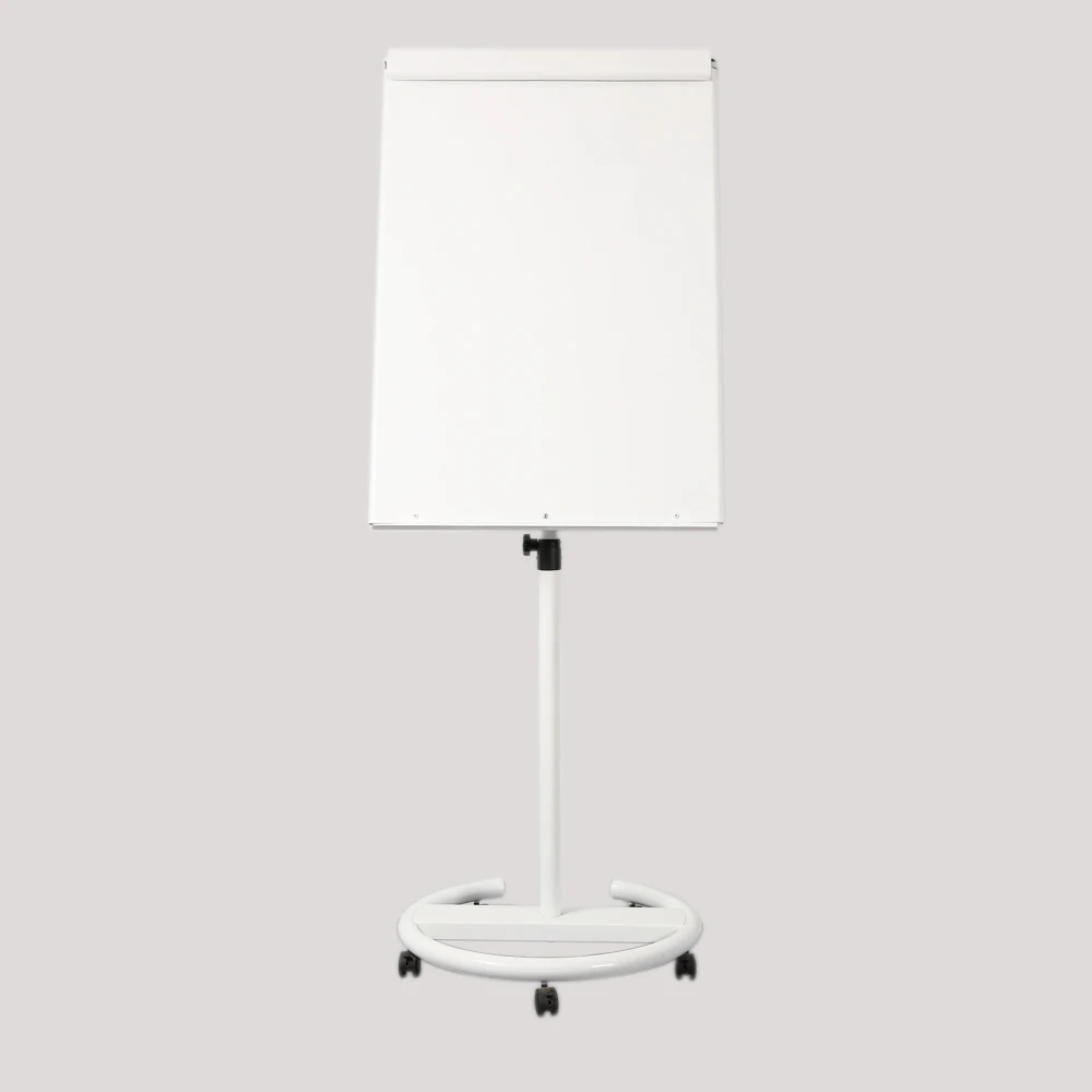 Professional Factory Durable Using Magnetic Flipchart  Round Base  Mobile Easel Whiteboard